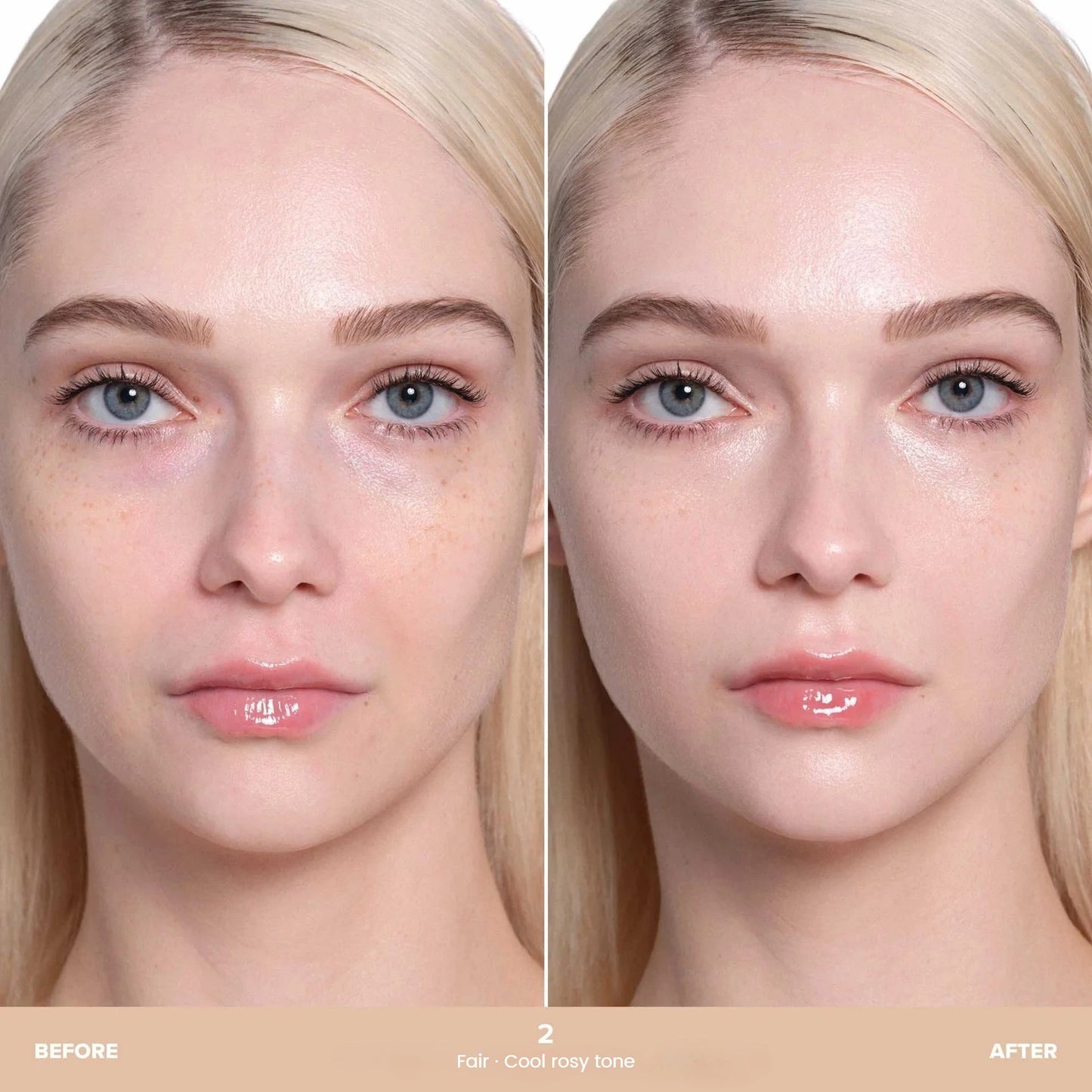 Shade 2 | Fair · Cool rosy tone